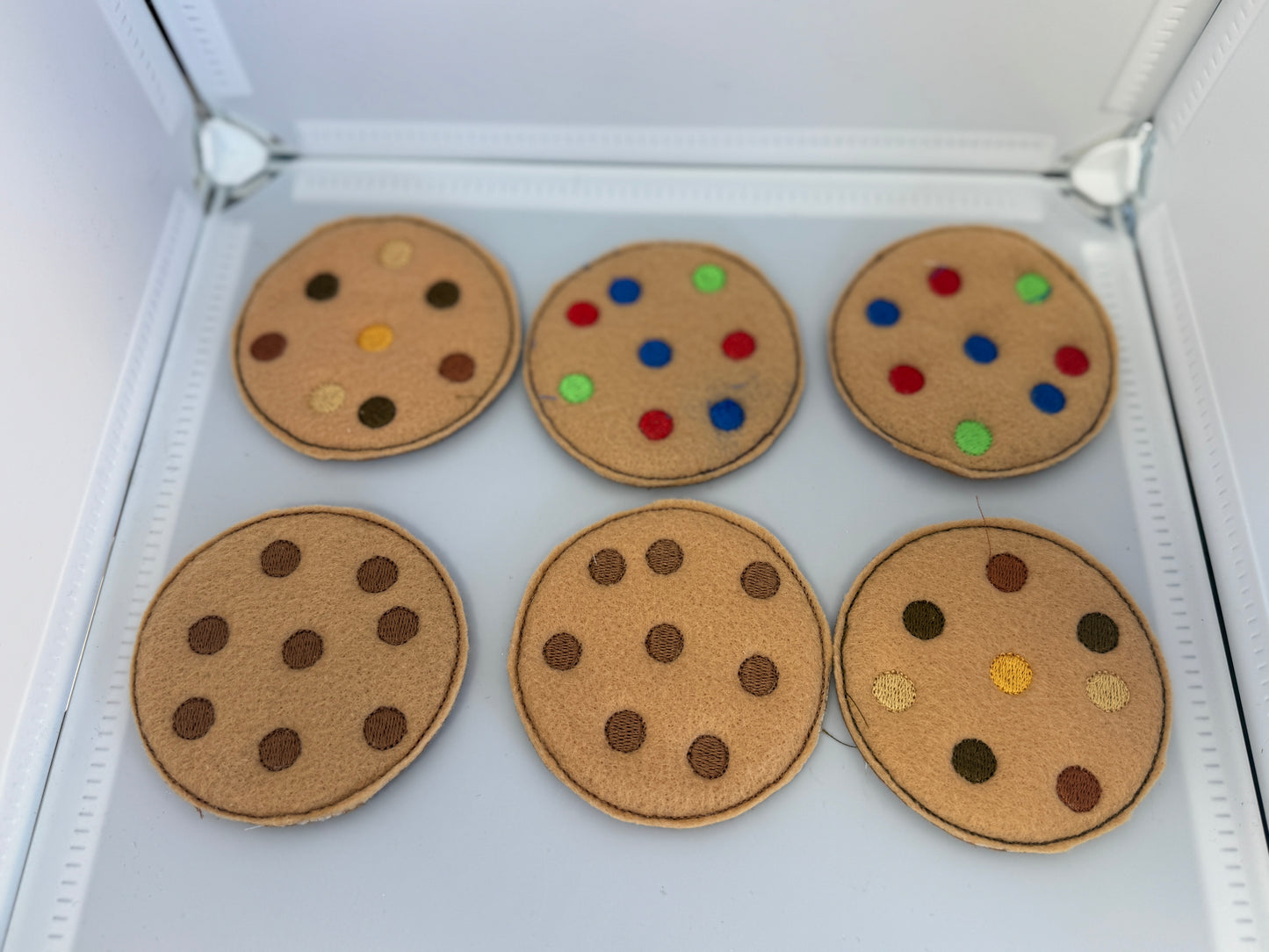 Hand-Sewn Play Cookies – Set of 6