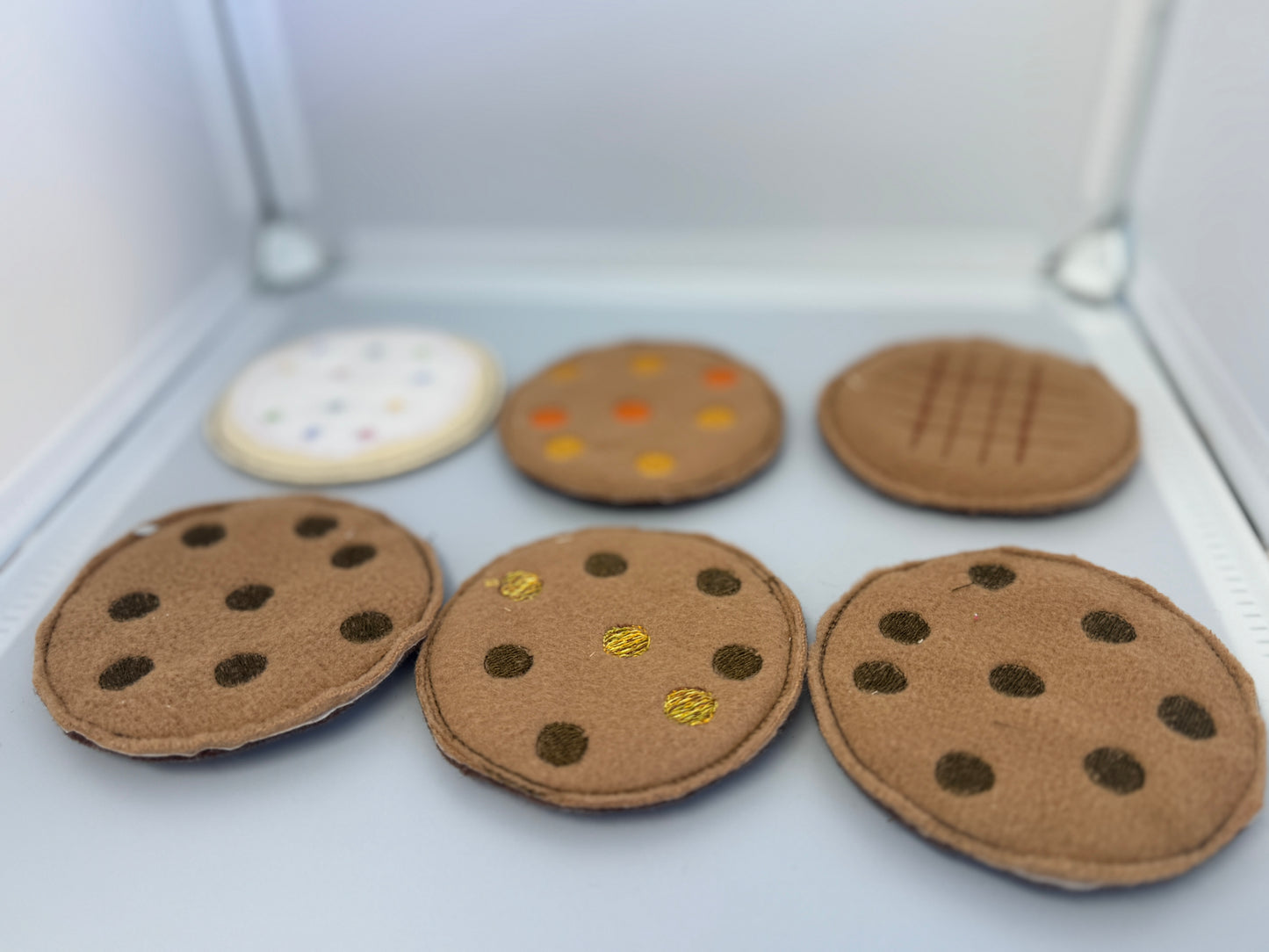 Hand-Sewn Play Cookies – Set of 6