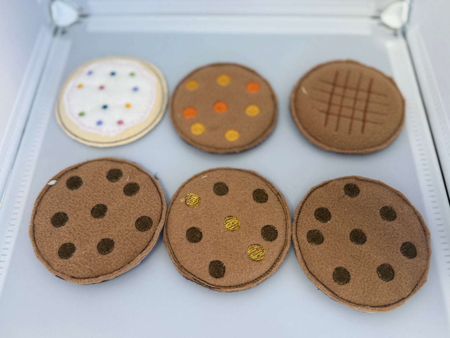 Hand-Sewn Play Cookies – Set of 6