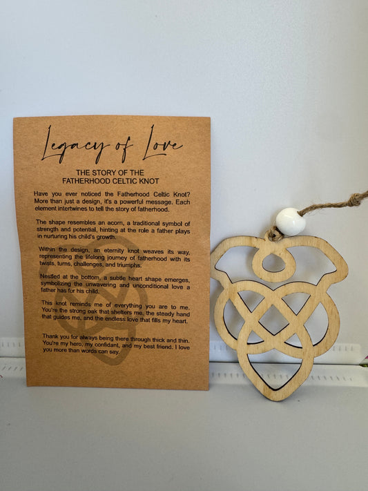 Laser-Cut Celtic Wood Ornaments – With Symbolic Meanings - Legacy of Love