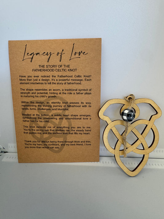 Laser-Cut Celtic Wood Ornaments – With Symbolic Meanings - Legacy of Love