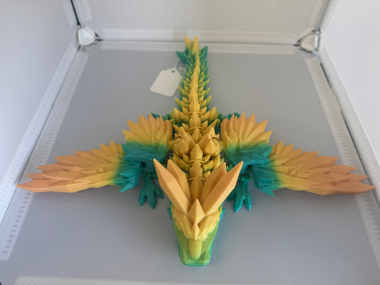 3D-Printed Handmade Creation – Winged Dragon