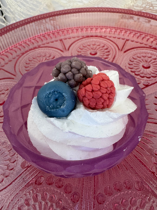 Handmade Soap by Sprinkles – So Realistic, You’ll Think It’s Dessert! - Black berries