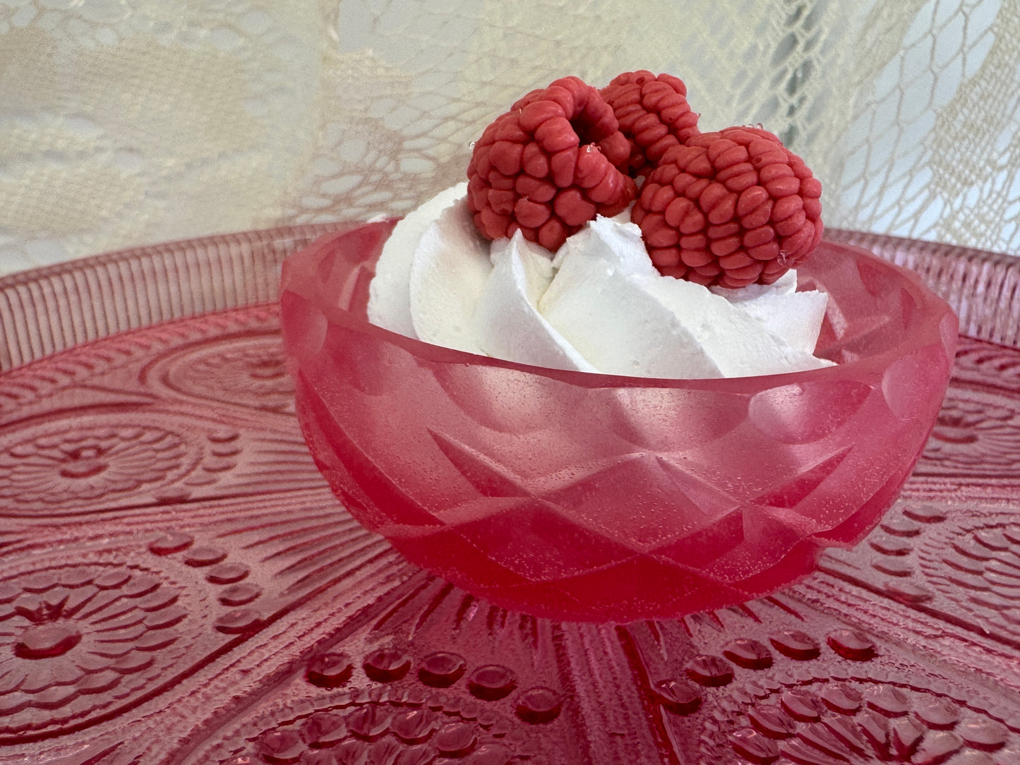 Handmade Soap by Sprinkles – So Realistic, You’ll Think It’s Dessert! - Raspberries