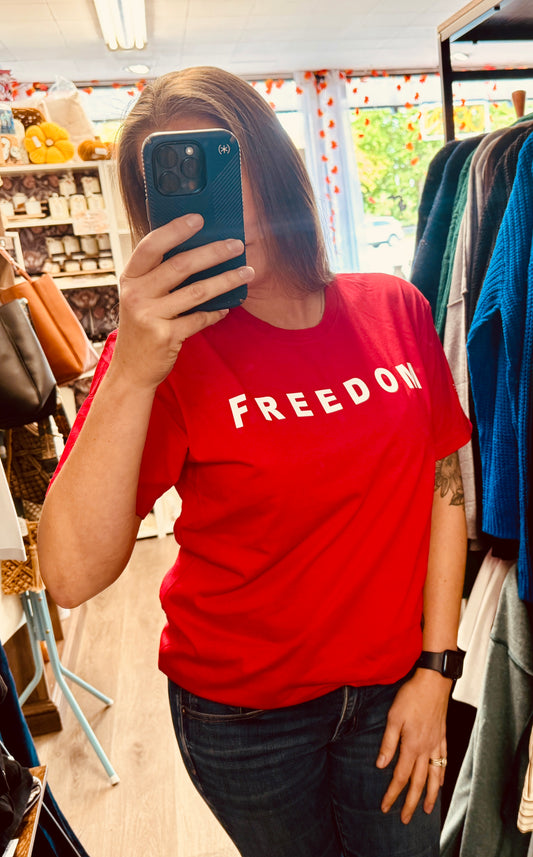 FREEDOM Tee (Red)