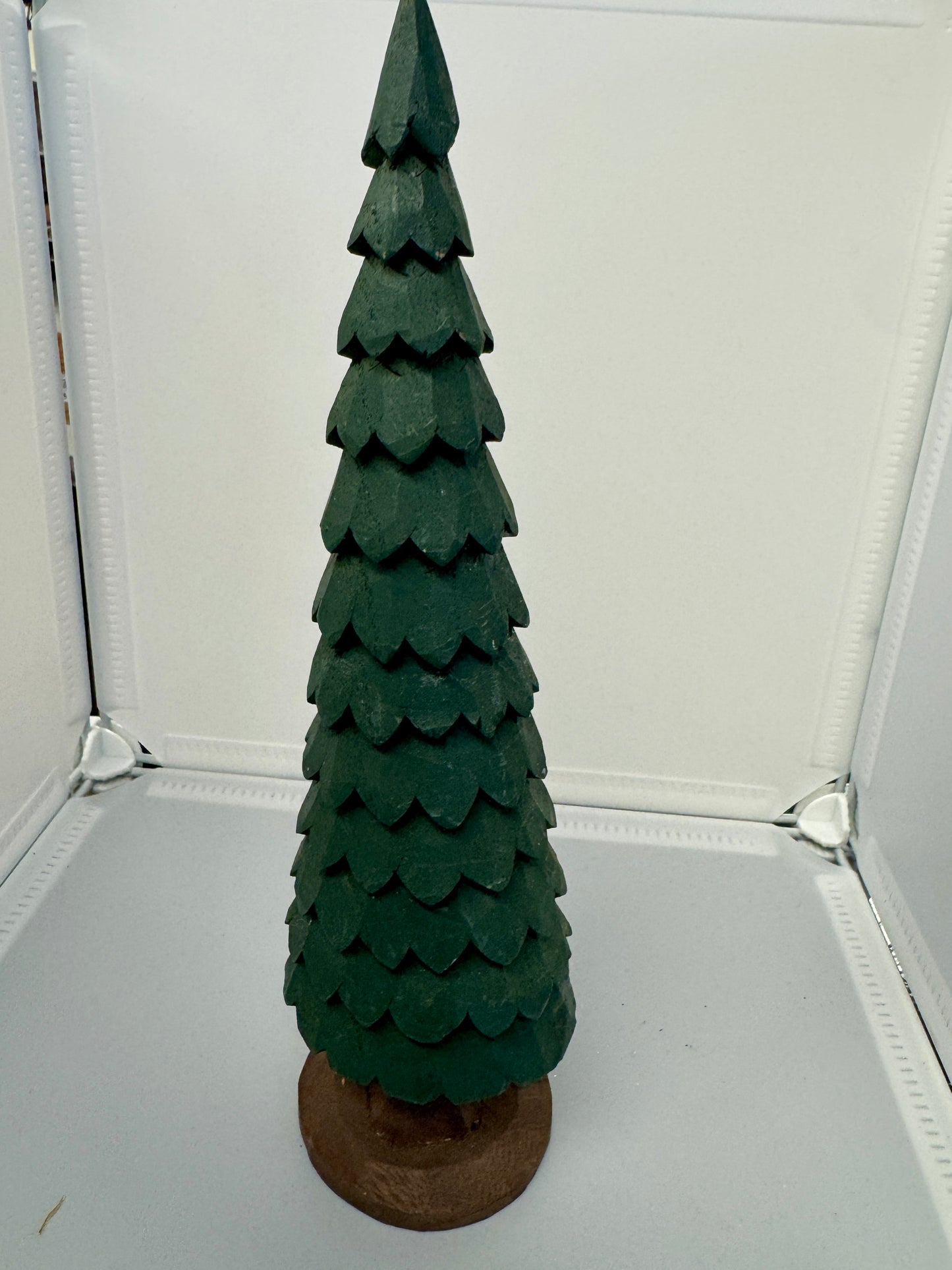Wooden Christmas Tree Décor (11")