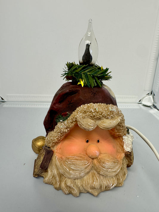 Santa Night Light – Vintage Style Plug-In Lamp