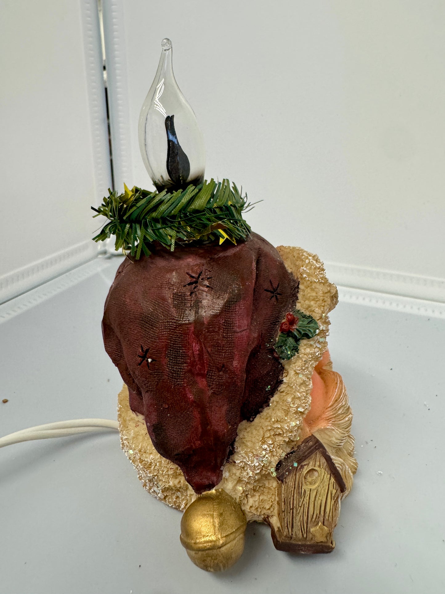 Santa Night Light – Vintage Style Plug-In Lamp