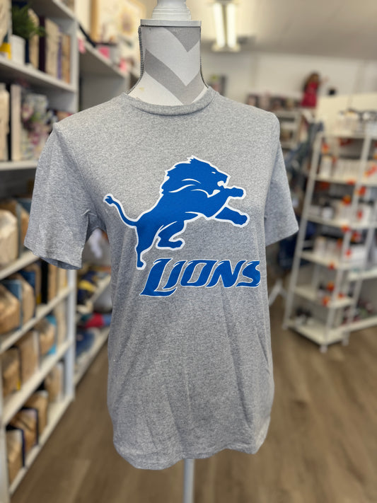 Youth Detroit Lions Short Sleeve T-Shirt – Heather Gray