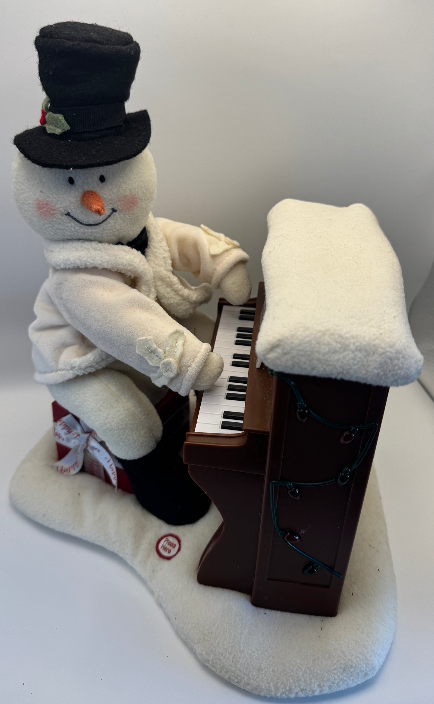 Hallmark Jingle Pals 2005 Piano Snowman – Lights & Music (No Movement)