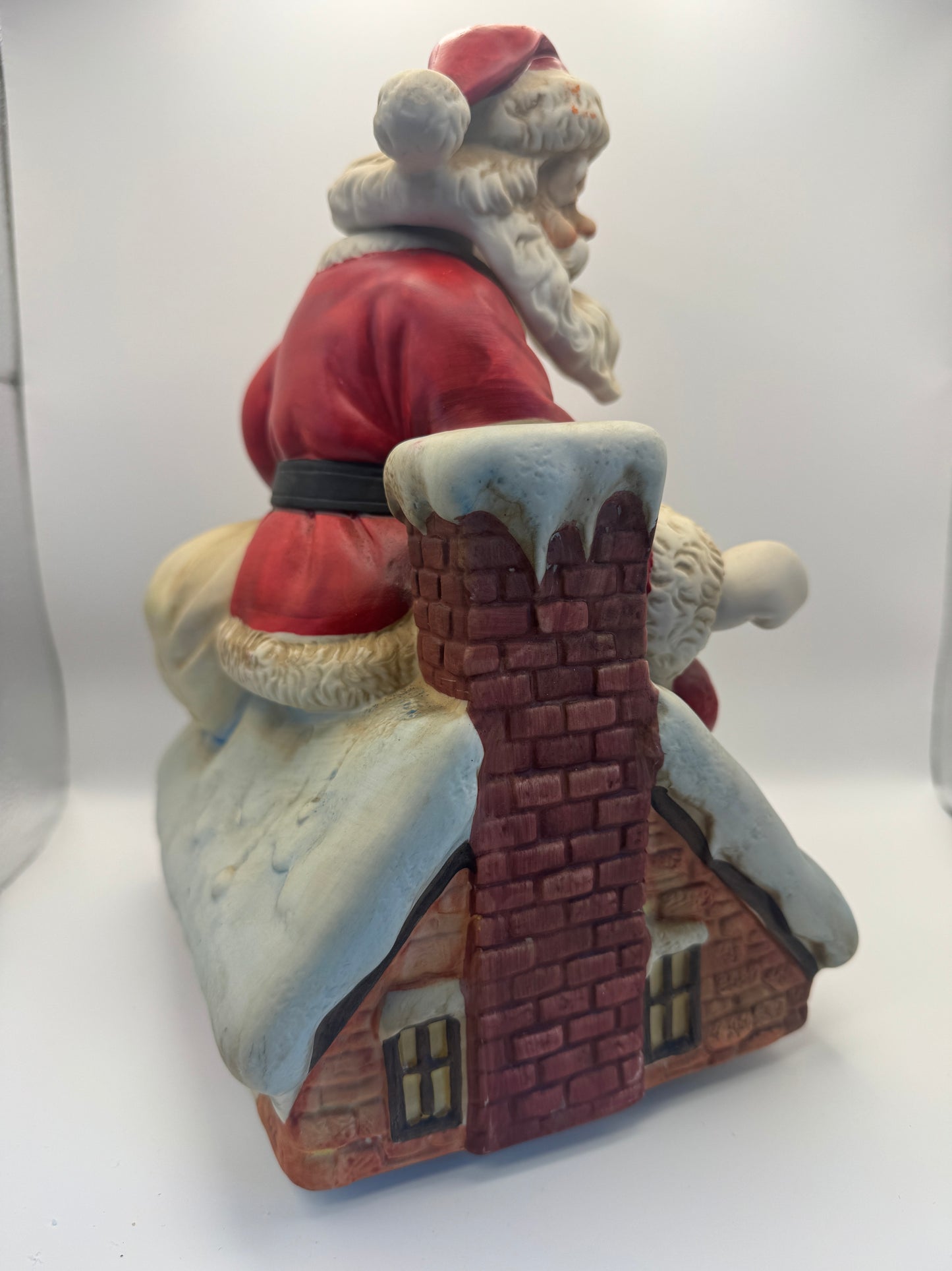 Melody in Motion Musical Santa Figurine – Limited Edition Animated Porcelain Christmas Collectible