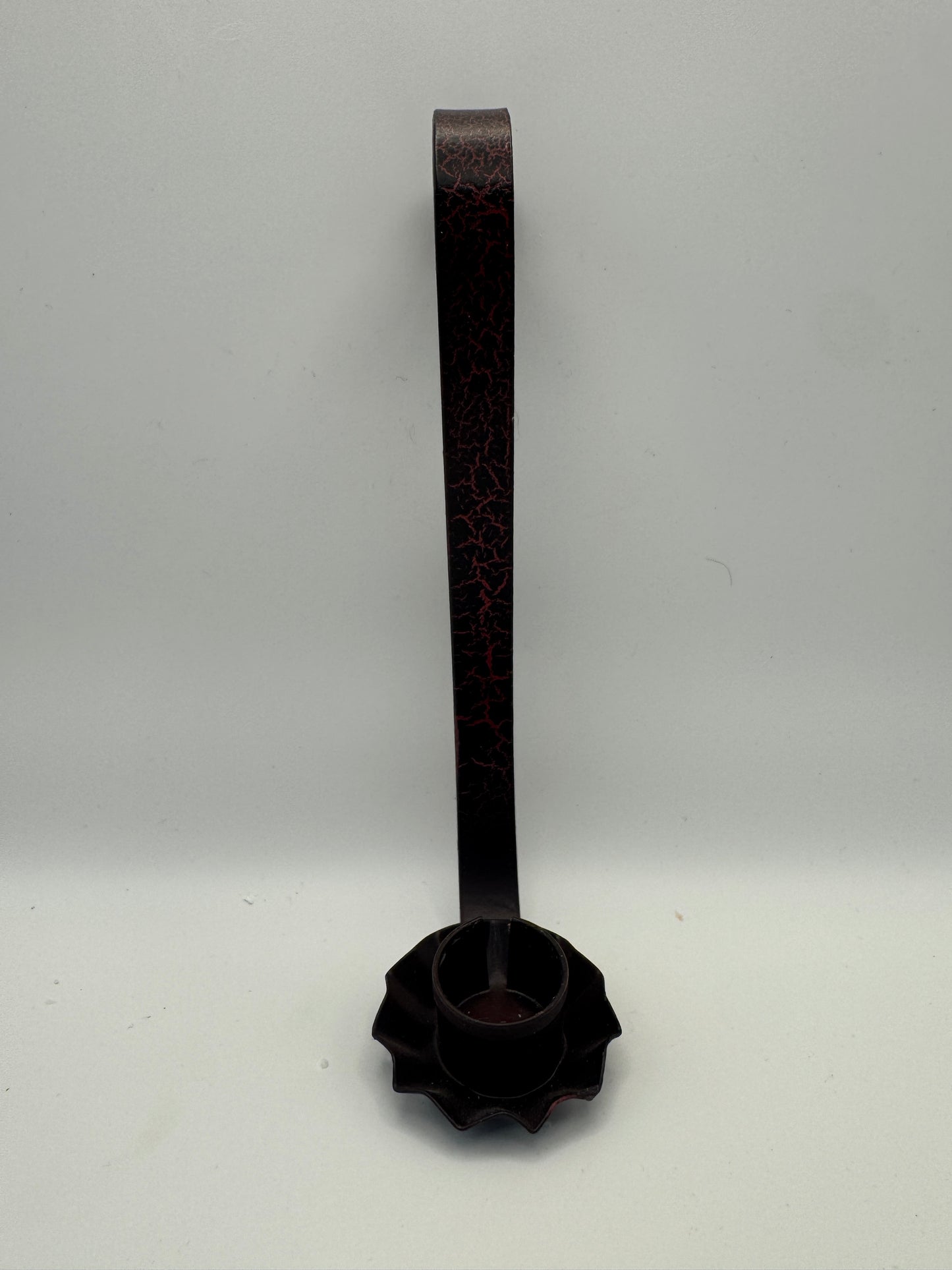 Wrought Iron Wall Sconce Candle Holder – 6.5" Scrolled Metal Wall Décor