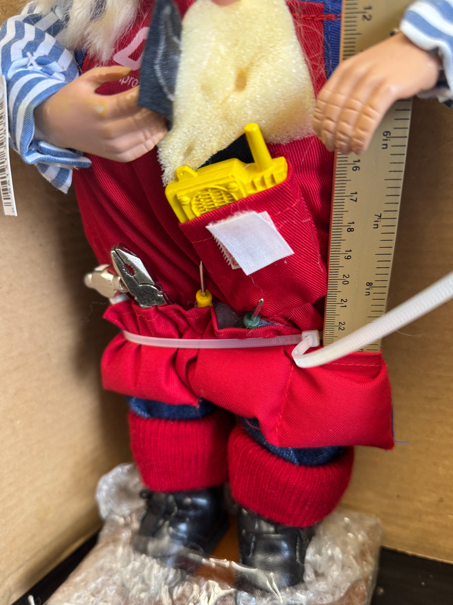 Kurt Adler Lowe’s Special Edition Workshop Santa Figurine