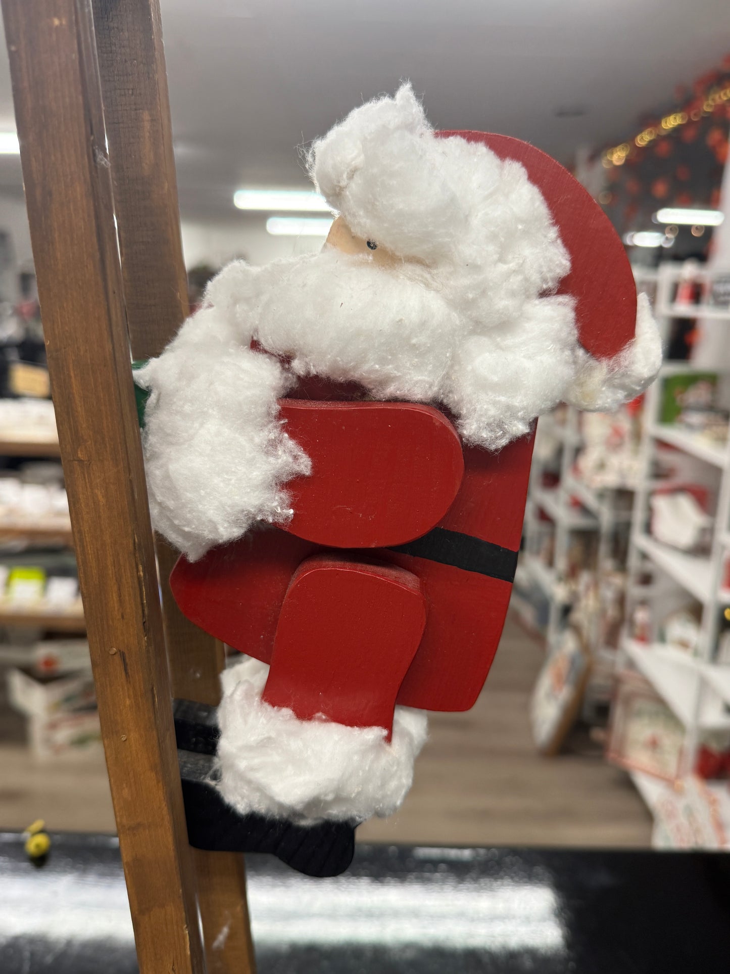 Climbing Santa Ladder Christmas Décor