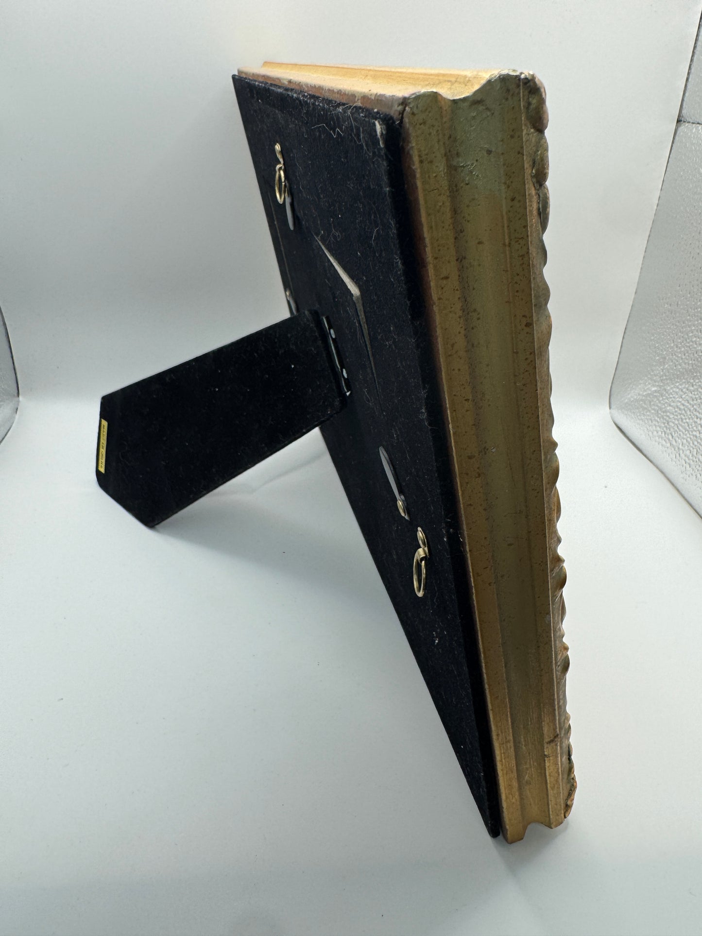 Framed Vintage Santa with Teddy Bears Christmas Print – 10.5" x 8.5"