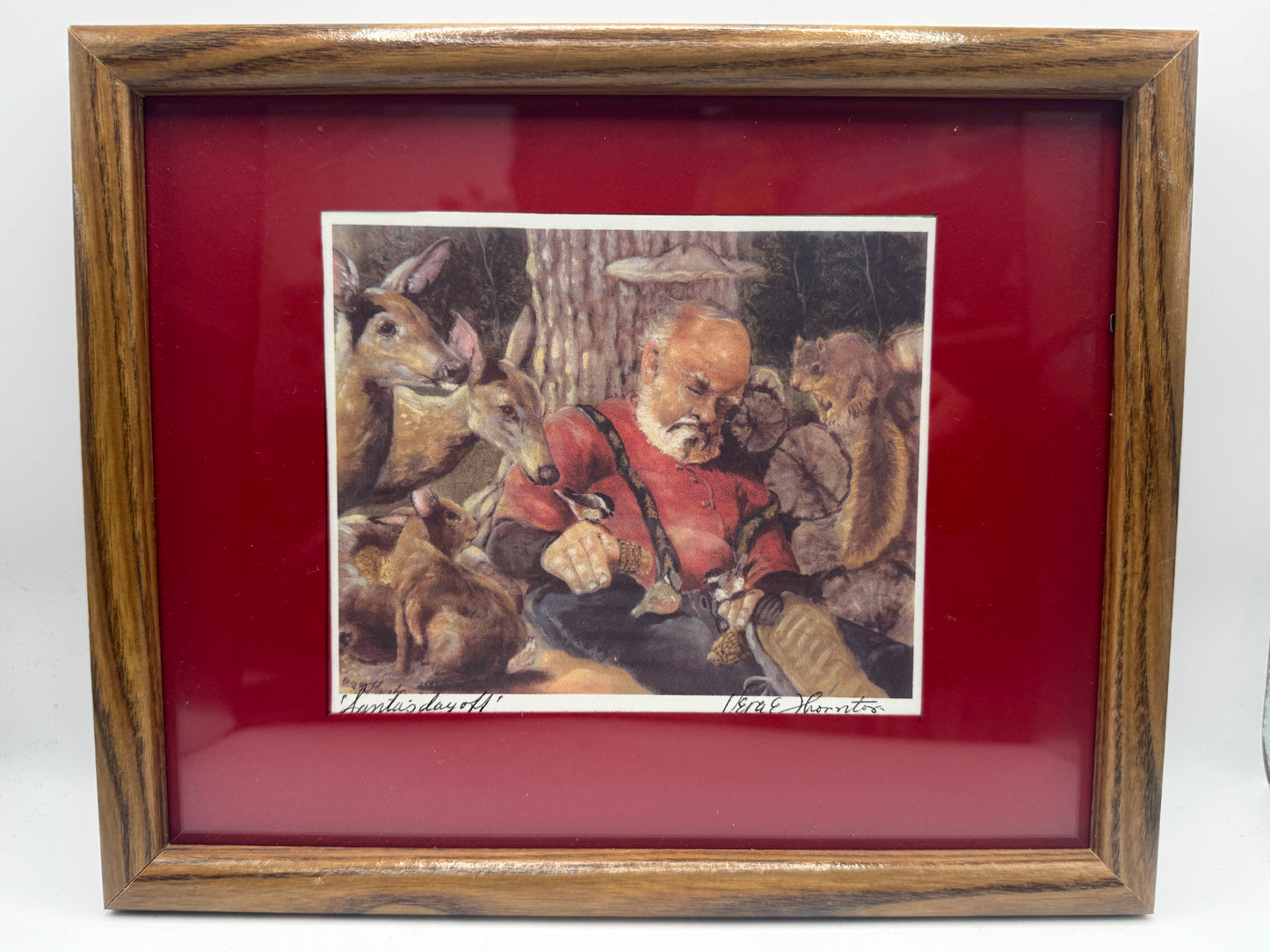 Framed “Hunter’s Day Off” Print by Vera E. Thornton