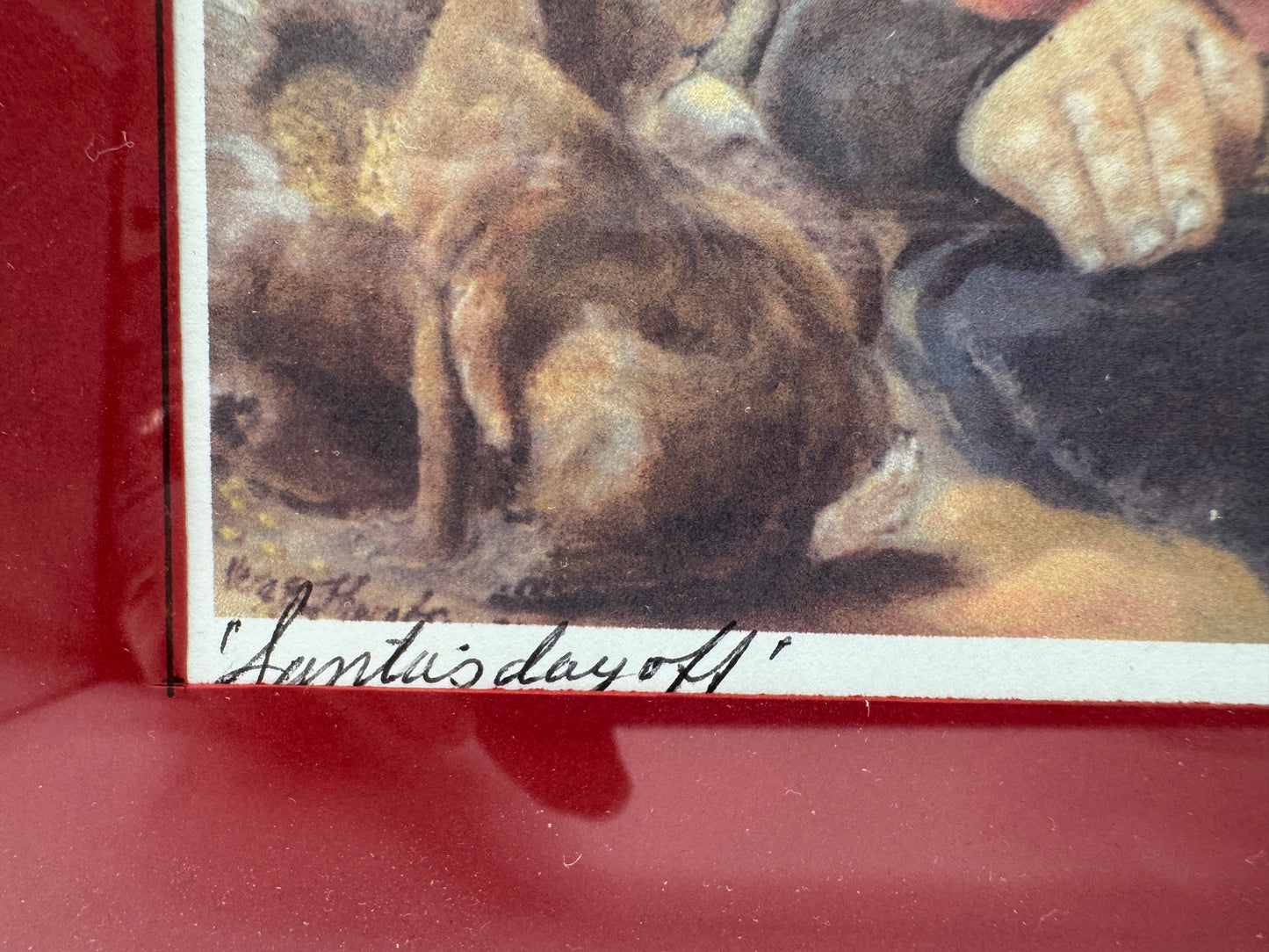 Framed “Hunter’s Day Off” Print by Vera E. Thornton