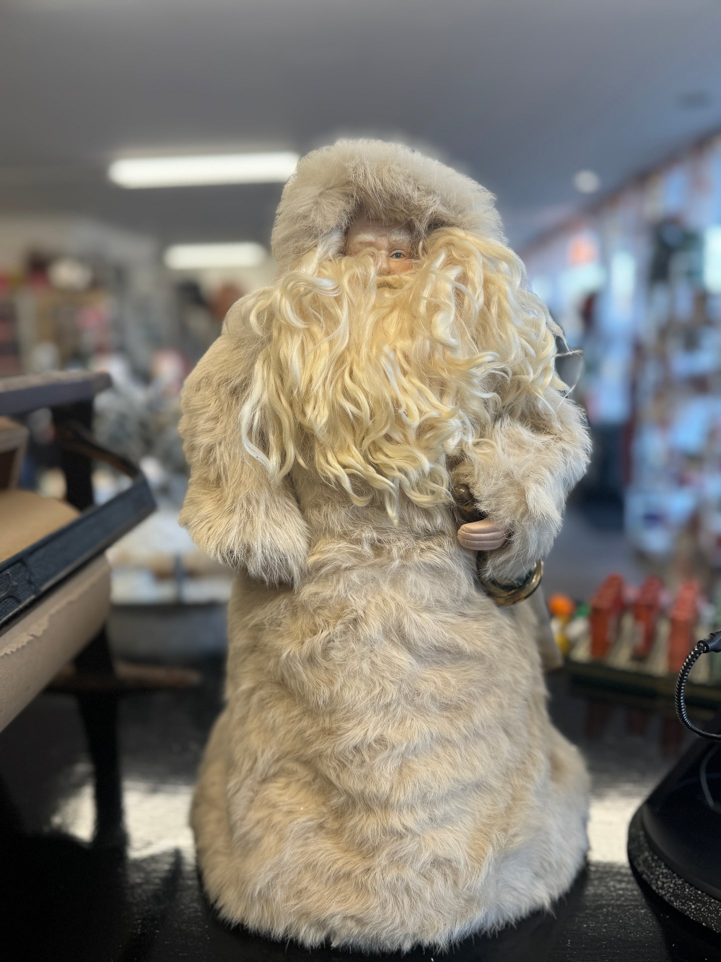 Handcrafted Santa Claus Figurine – 18"