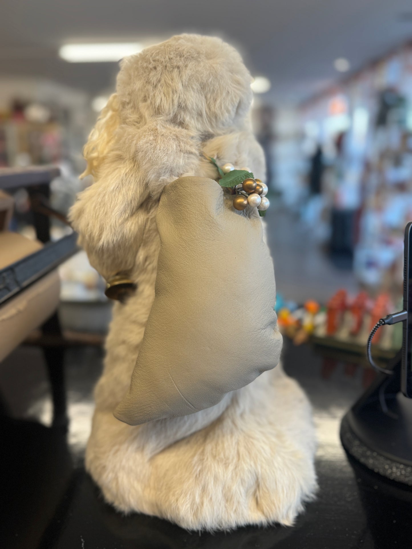 Handcrafted Santa Claus Figurine – 18"