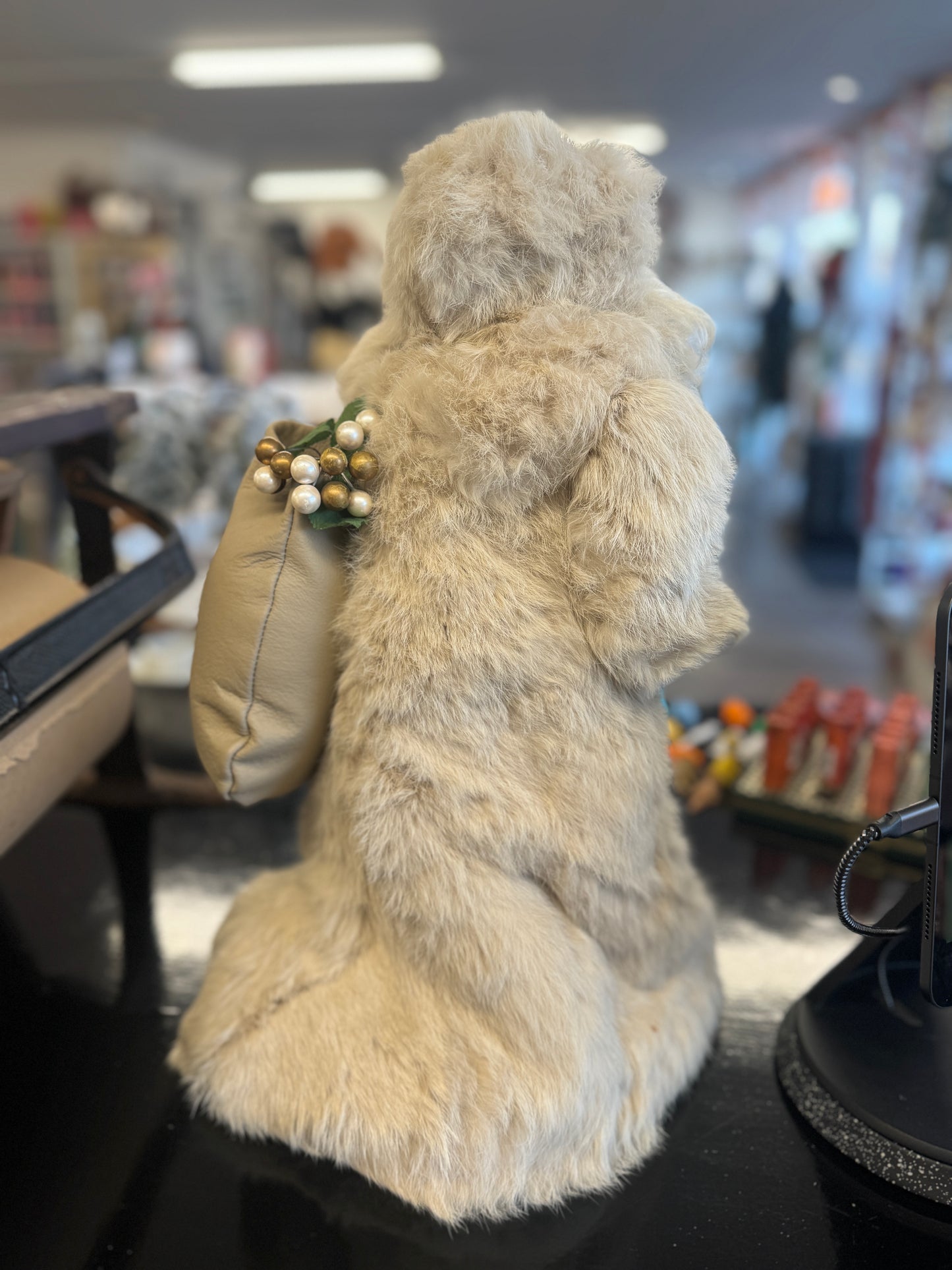 Handcrafted Santa Claus Figurine – 18"