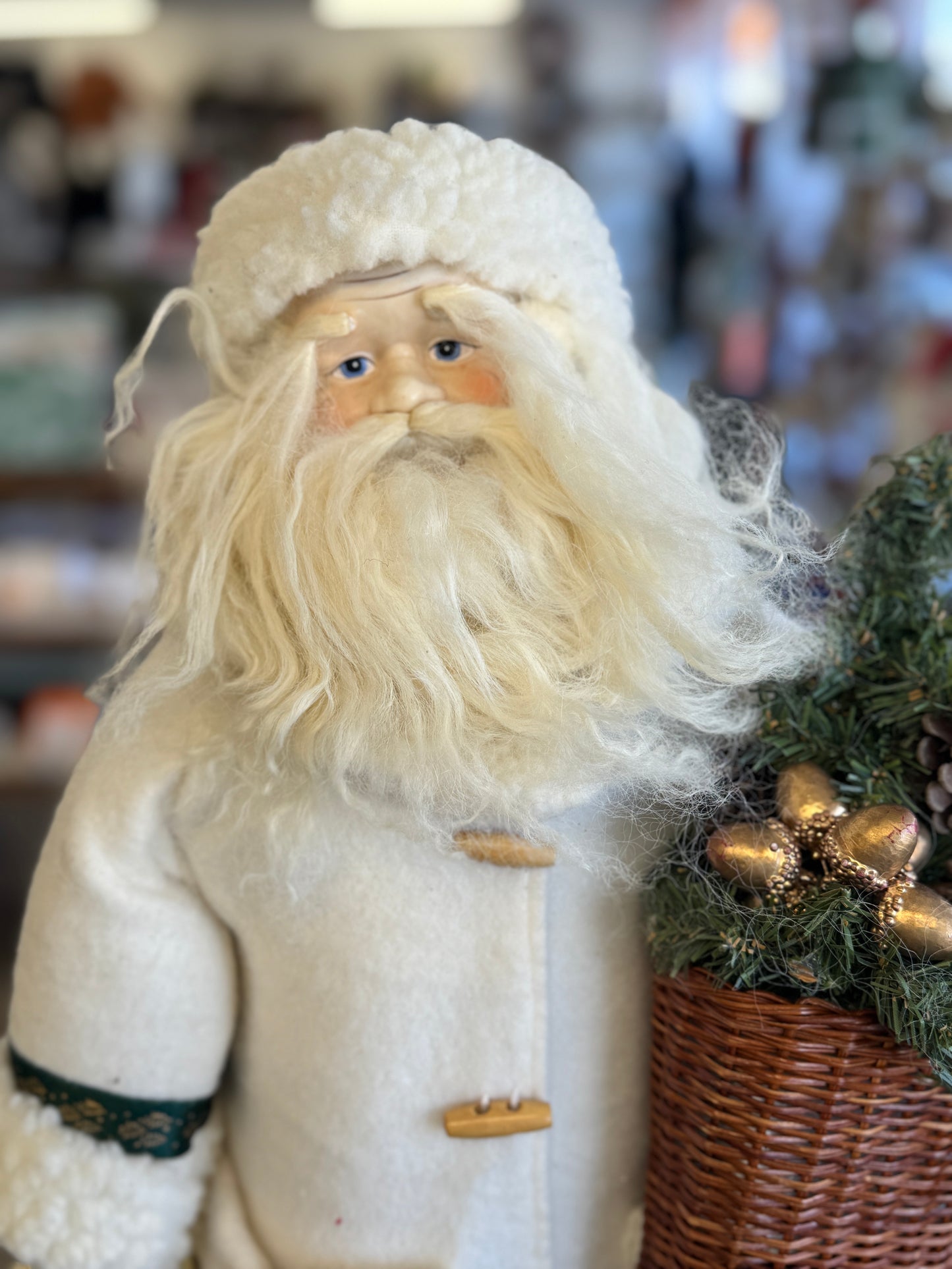 Old World Standing Santa Claus Figurine – 28"