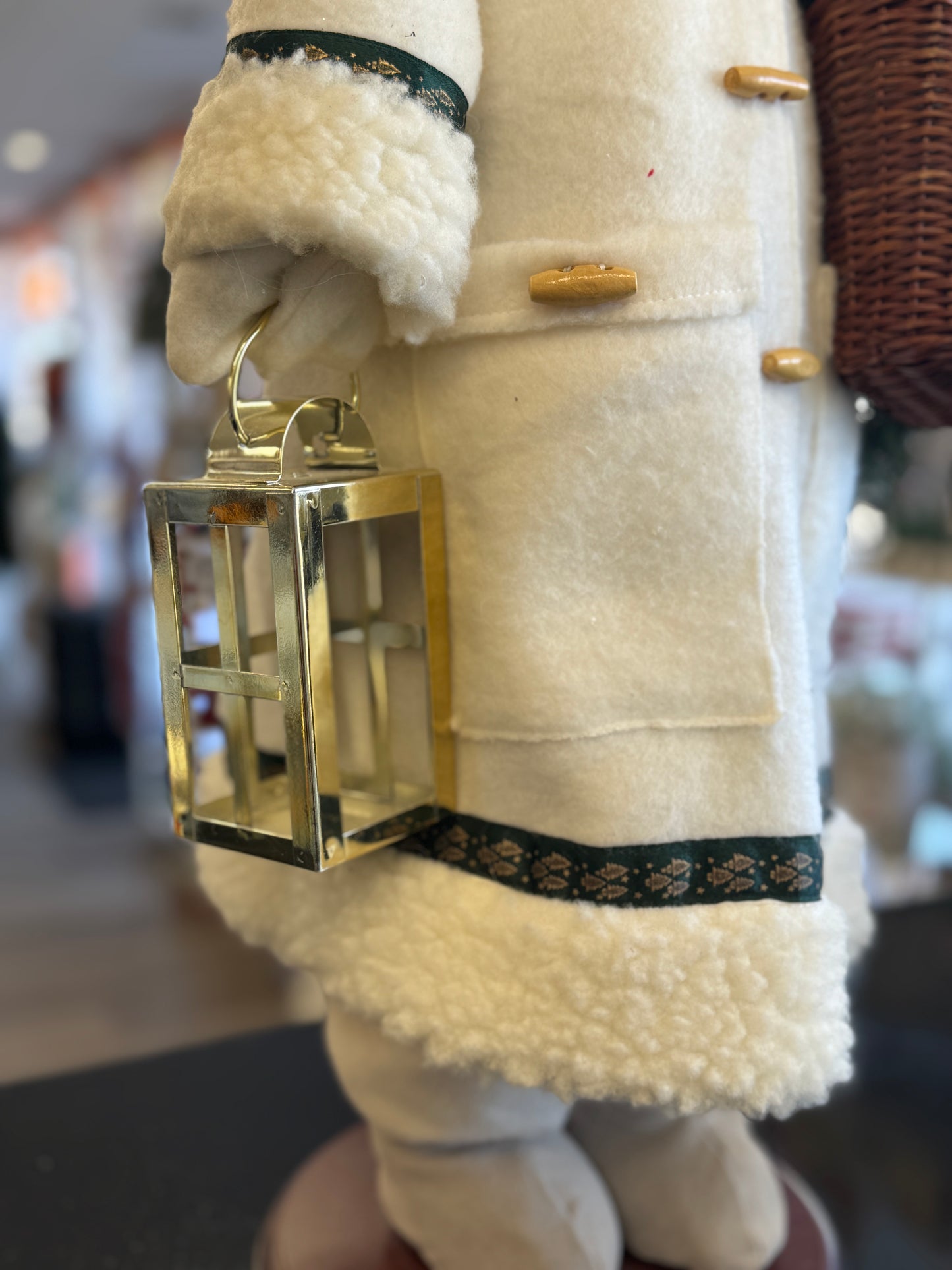 Old World Standing Santa Claus Figurine – 28"