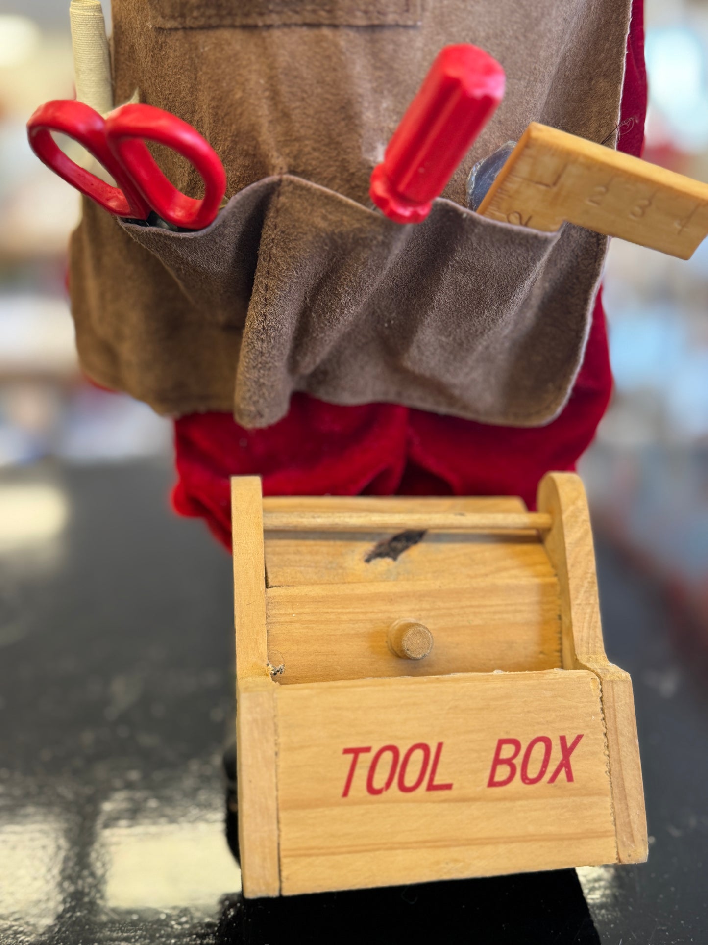 Karen Didion Originals Toymaker Santa Figurine – 18"