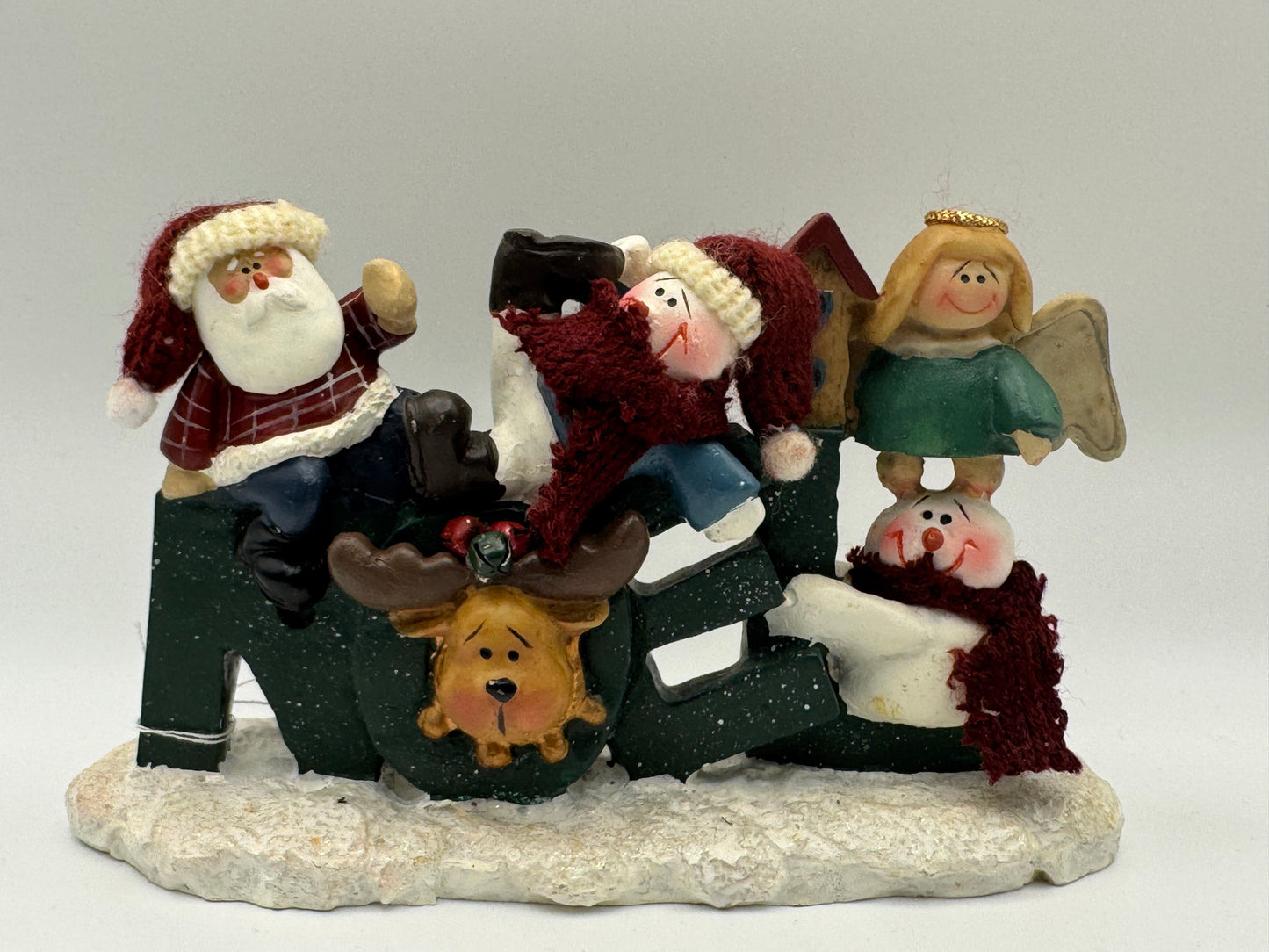 Giftco “NOEL” Christmas Figurine – 6.5"