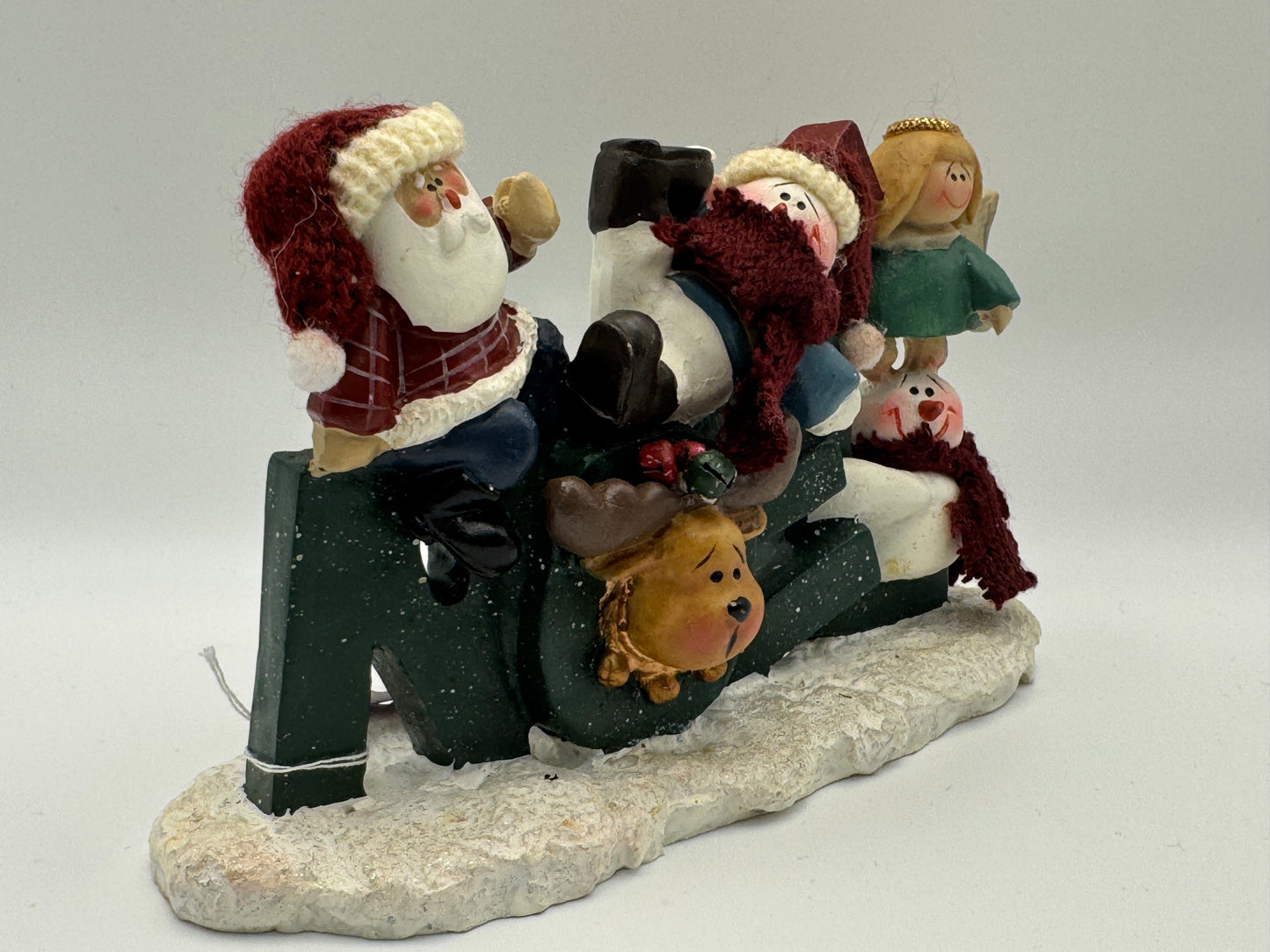 Giftco “NOEL” Christmas Figurine – 6.5"