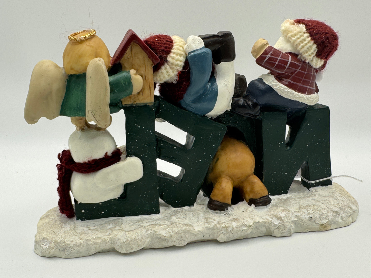 Giftco “NOEL” Christmas Figurine – 6.5"