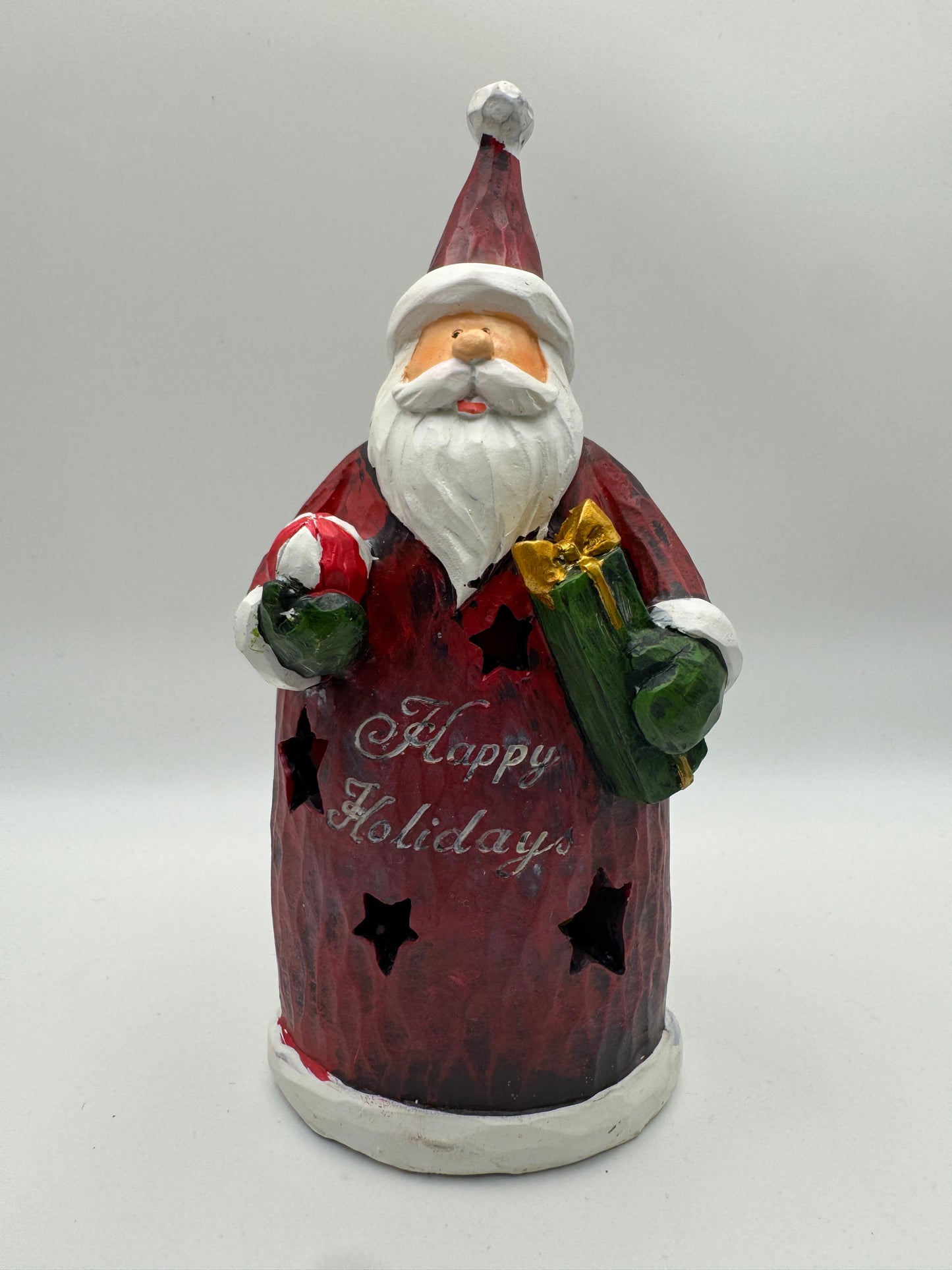 Light-Up Santa Figurine – Holiday Message Series (Sold Separately)