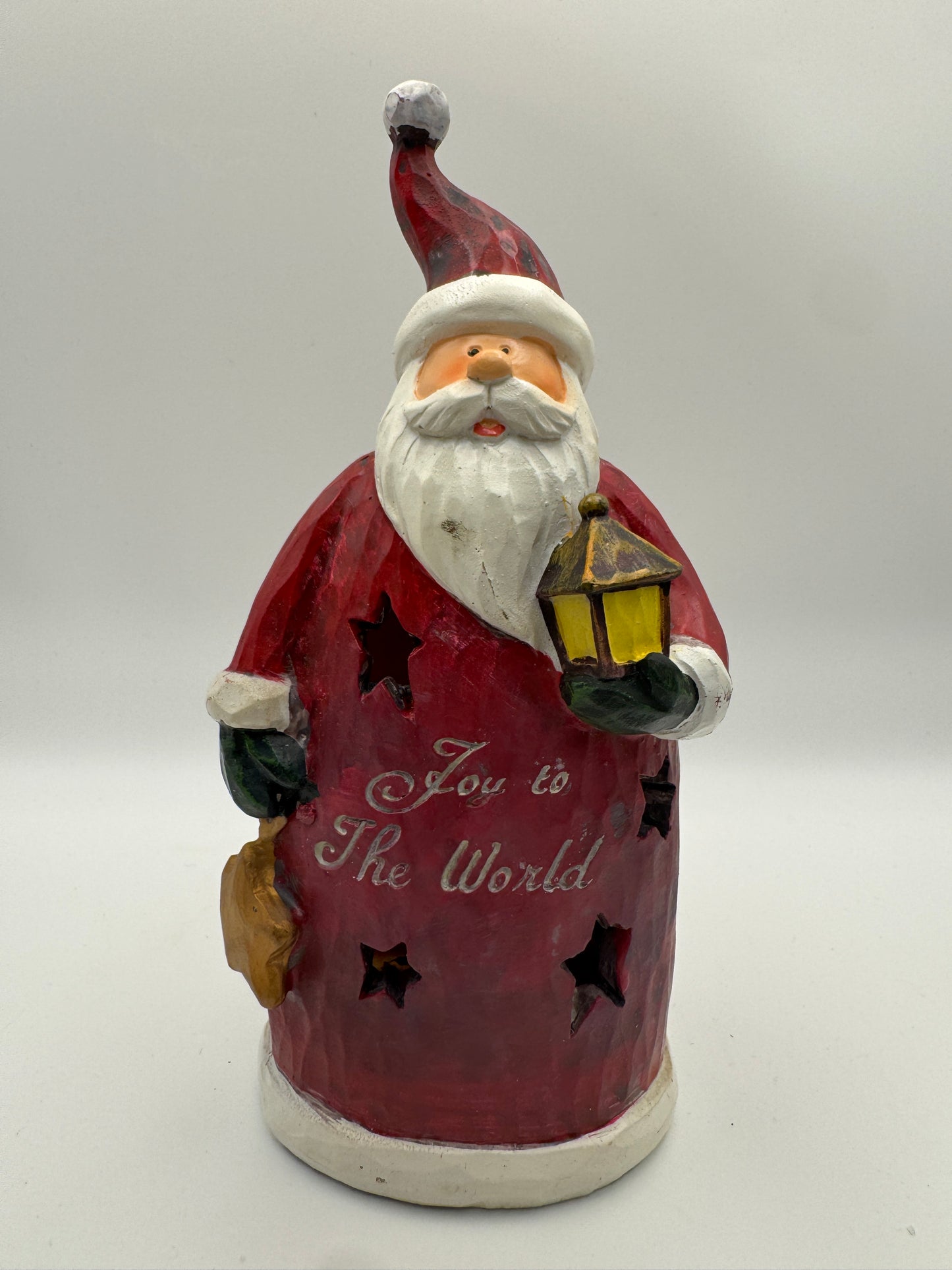 Light-Up Santa Figurine – Holiday Message Series (Sold Separately)
