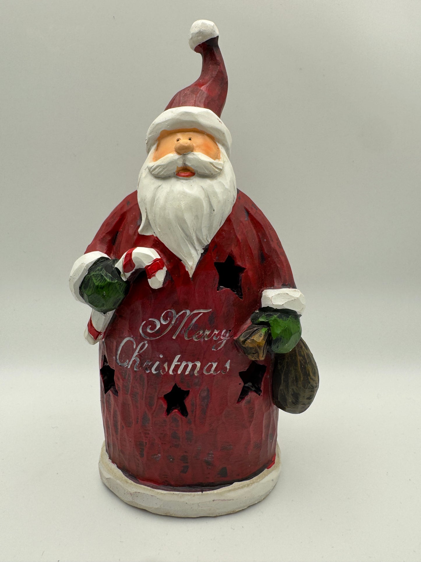 Light-Up Santa Figurine – Holiday Message Series (Sold Separately)