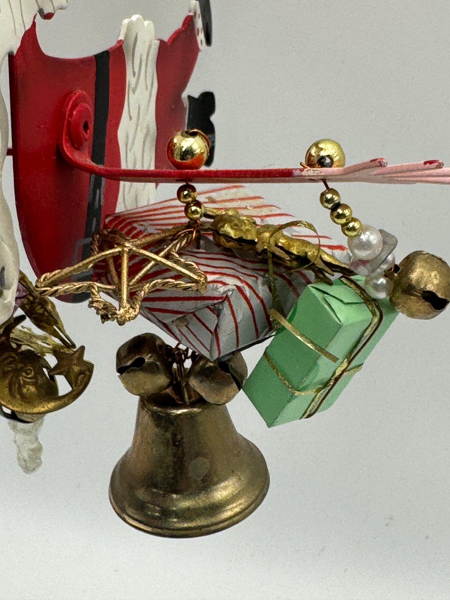 Karen Rossi Silvestri Fanciful Flights Santa Ornament – Retired