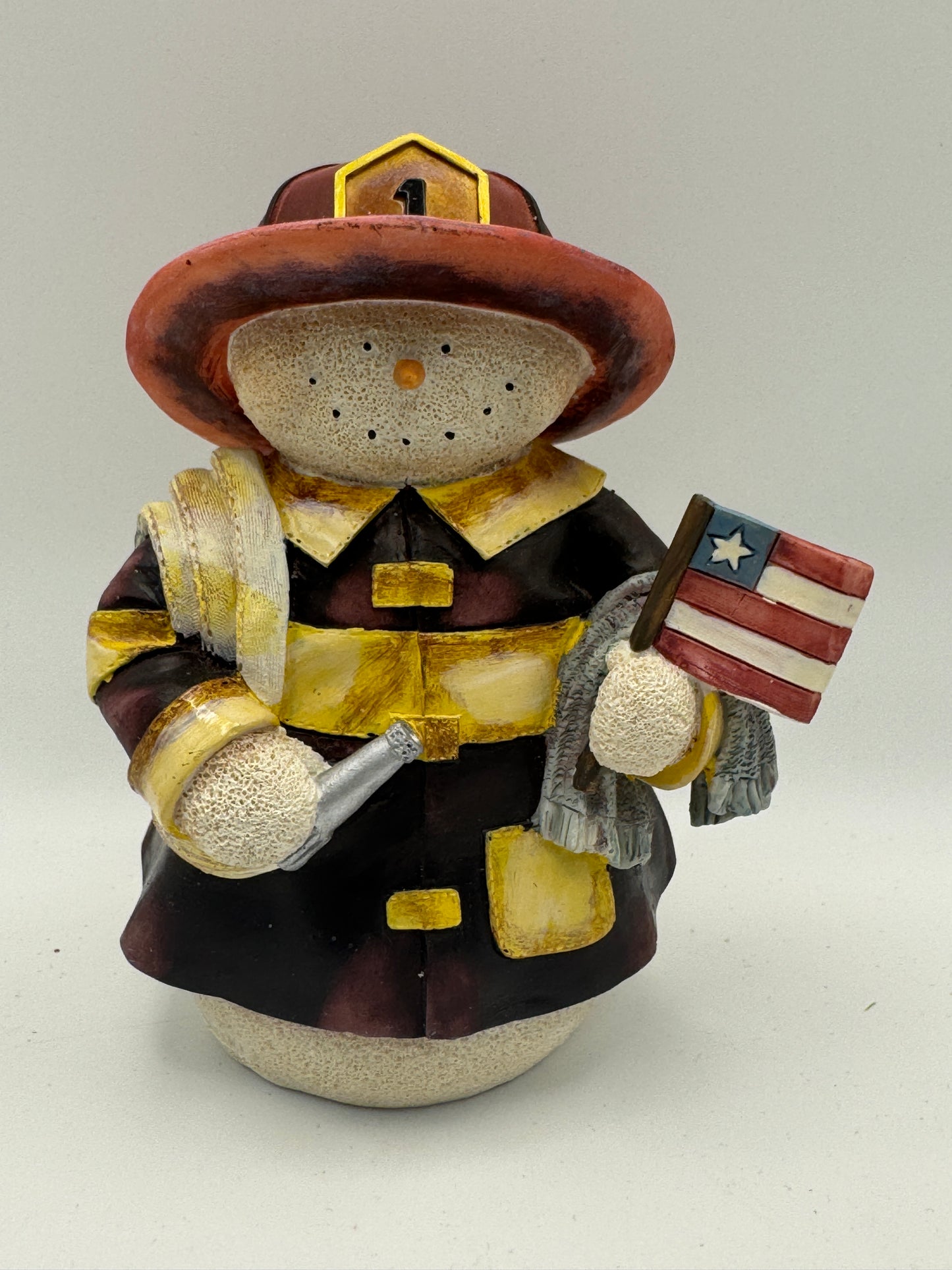 Kurt S. Adler Snowtown Fireman Ornament – 5"
