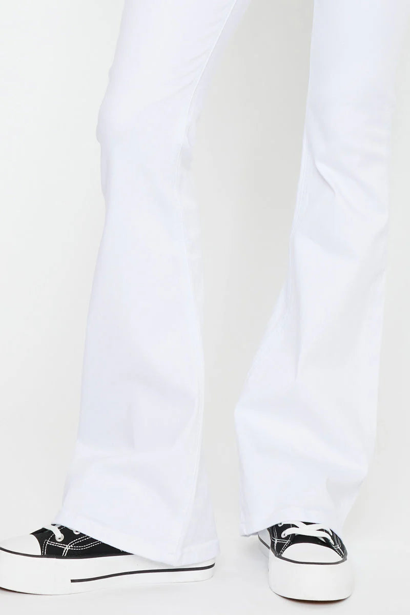 KANCAN - ALASKA MID RISE FLARE JEANS - KC6102WT Size 9/28 only