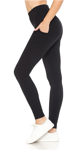FITUSA Premium Tummy Control Athletic Yoga Pants w/Pockets
