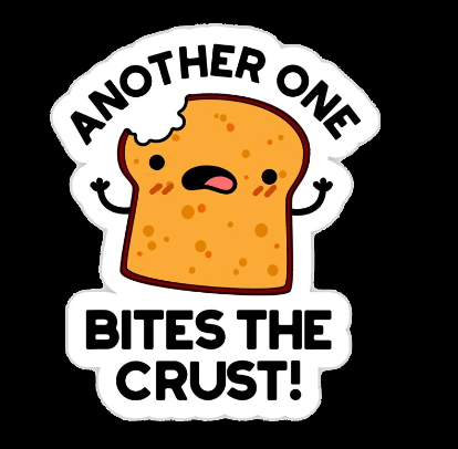 Sticker - Another one bites the Crust