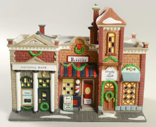 Department 56 Christmas in the City - Riverside Row Shops #58888