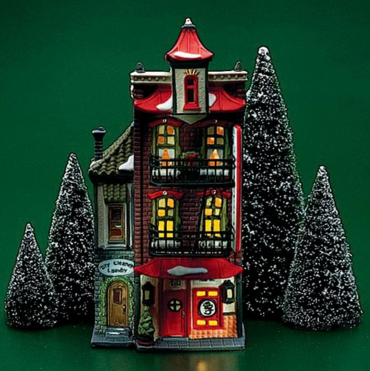 Department 56 Christmas in the City - Wong's in Chinatown #5537-9