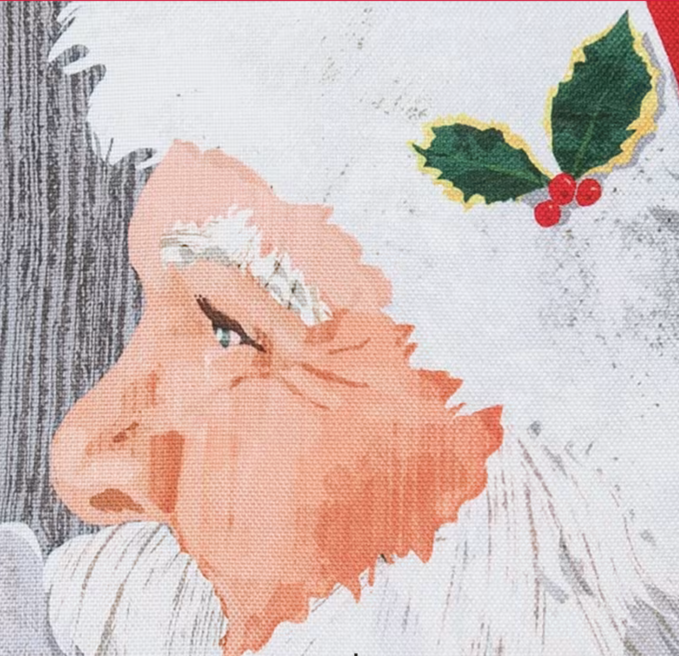 C&F Home Secret Santa Decorative Pillow – Red 18" x 18"