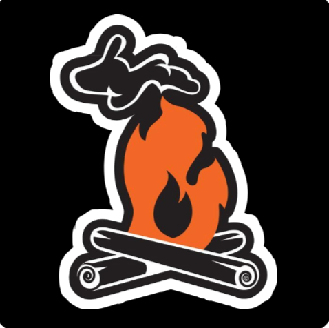 Sticker WaterProof -  Michigan Campfire 3.25"