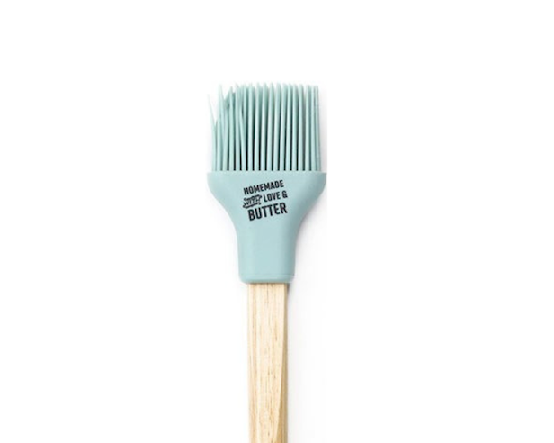 Krumbs Kitchen Farmhouse Collection Silicone Basting Brush - Made with Love & Butter