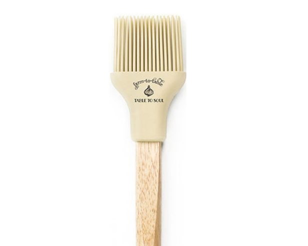 Krumbs Kitchen Farmhouse Collection Silicone Basting Brush - Farm to Table