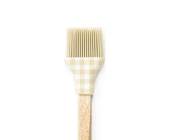 Krumbs Kitchen Farmhouse Collection Silicone Basting Brush - Checkered