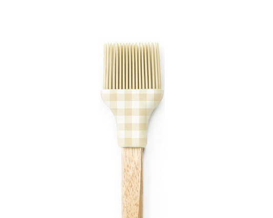 Krumbs Kitchen Farmhouse Collection Silicone Basting Brush - Checkered