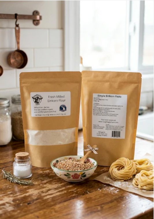 Naughty Goat Farm Fresh Milled Organic Einkorn Flour – 2 lb