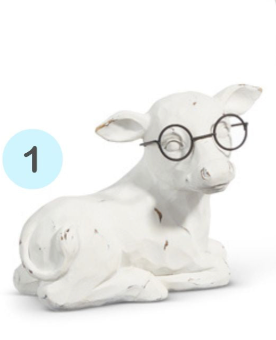 COW WITH GLASSES
