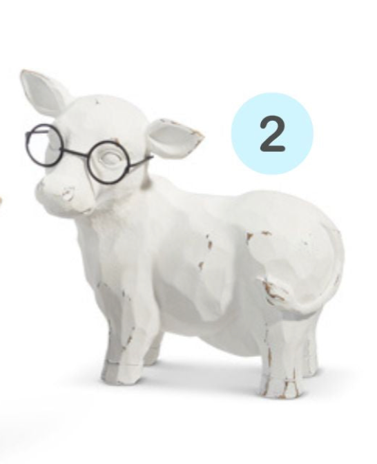 COW WITH GLASSES