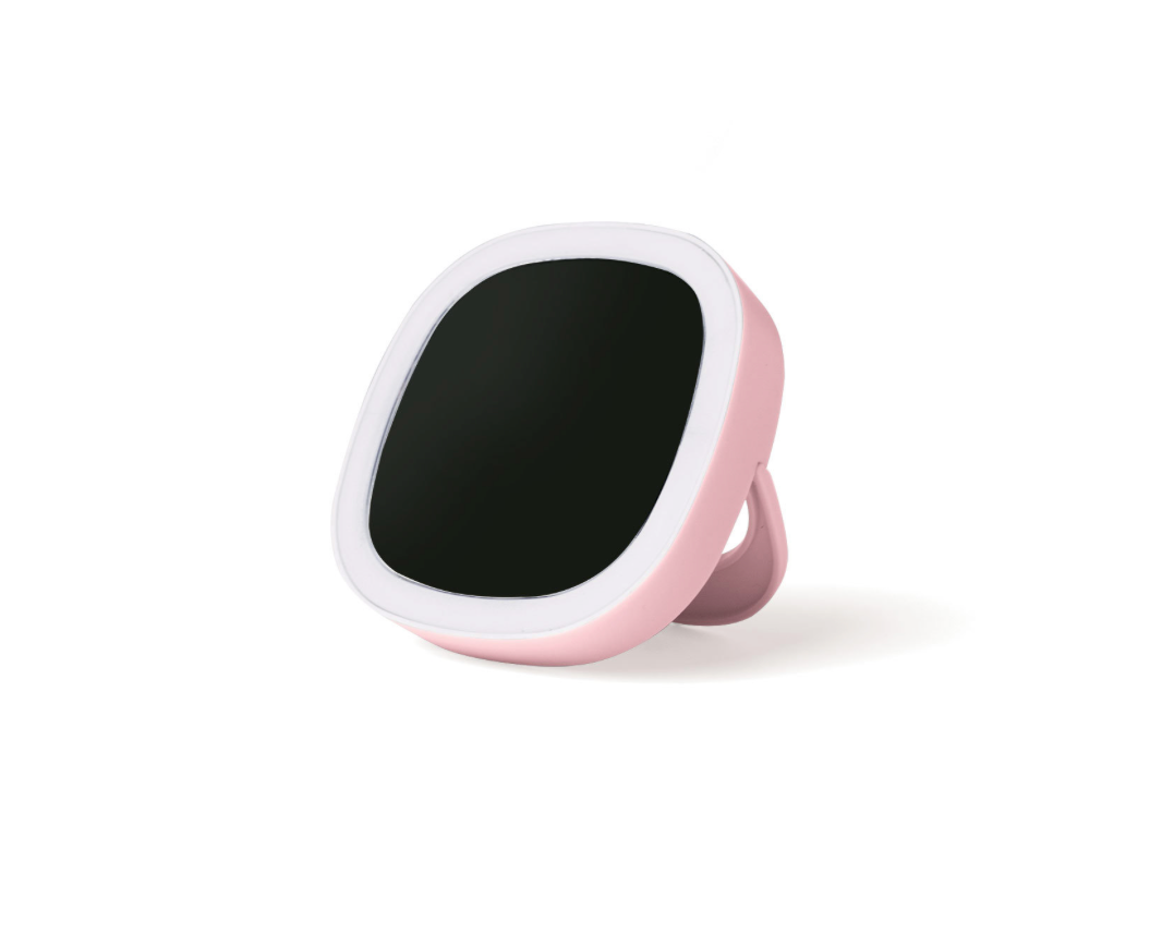 Lemon Lavender® Ready, Set, Glow Mini LED Makeup Mirror – Lighted Travel Mirror - Lavender